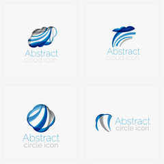 Circle abstract shape logo