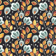 Seamless Floral Pattern (Vector)