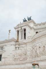 Fototapeta na wymiar Il Monumento nazionale a Vittorio Emanuele II, Rome, Italy