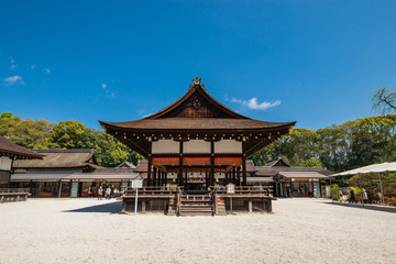 京都　下鴨神社　舞殿