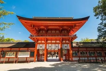 Tafelkleed Kyoto Shimogamo Shrine Torenpoort © oben901