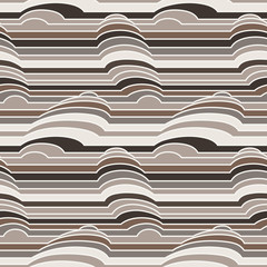 Vector seamless pattern of colorful stripes