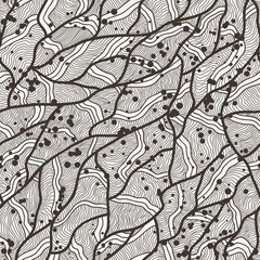 Vector seamless pattern of hand-drawn lines