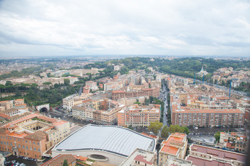 Rome, Italy, view from the San Pietro Cathedral 
