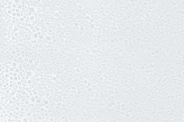 water drops on a white surface - abstract background
