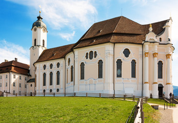 Fototapeta na wymiar Wieskirche bei Steingaden