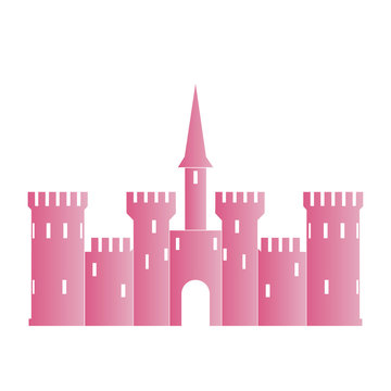 Abstract castle vector logo template
