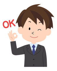 スーツ姿の男性6