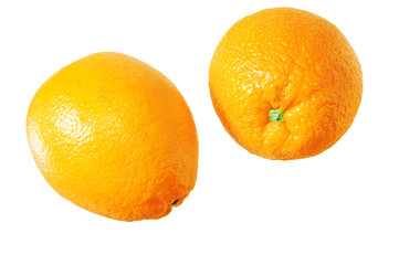 oranges isolated on white