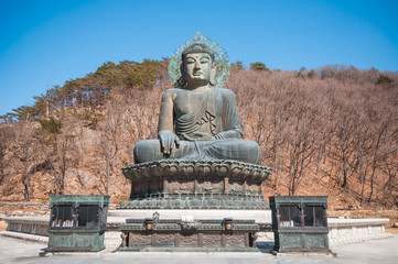 Buddha in the Sinheungsa Temple.