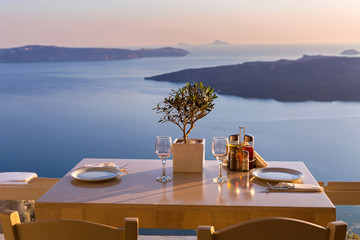 Table above sea for two