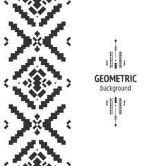 Vector Geometric background - 81869526