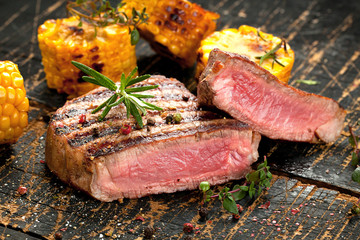 Filet steak vom Grill 