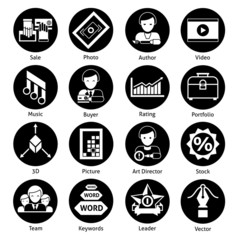 Stock Icons Black