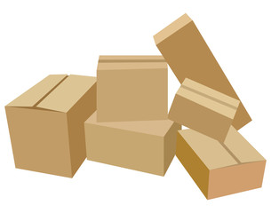 Cardboard boxes