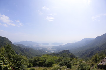 小豆島.寒霞渓からの景色