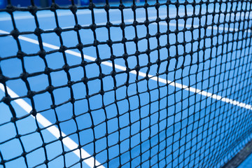 Outdoor Tennis Net Shallow Depth of View
