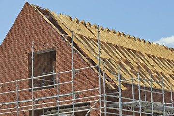Roof Trusses and Sky