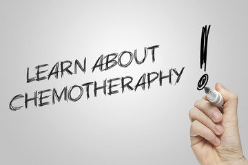 Hand writing learn about chemotherapy