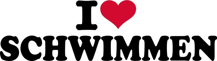 Ich liebe Schwimmen