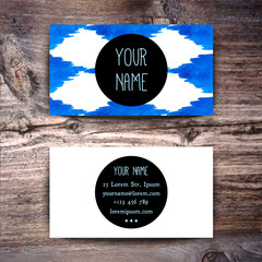 Business card template