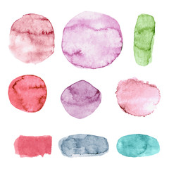 Hand drawn watercolor vector texture