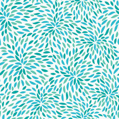 Vector flower pattern. Seamless floral background. - 81878505