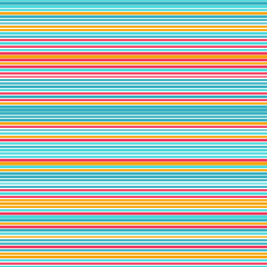 Horizontal stripes seamless pattern, different colors.