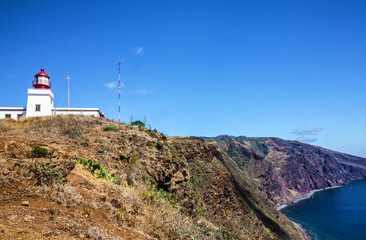 Fototapeta na wymiar Lighthouse, Madeira island, Portugal