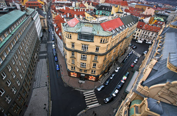 Prague from the rooftop