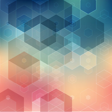 Vector  illustration Abstract geometric background