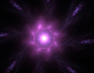 Elementary Particles series. Interplay of abstract fractal forms