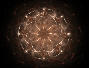 Black Abstract Halftone Design Element, shape illustration