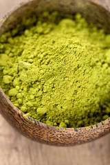 green matcha tea