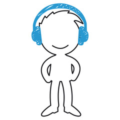 Short People Scribble - headphones