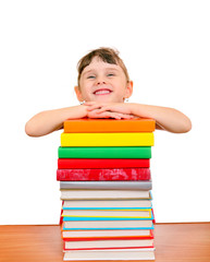 Little Girl with a Books