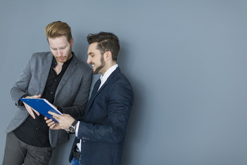 Young men in the office