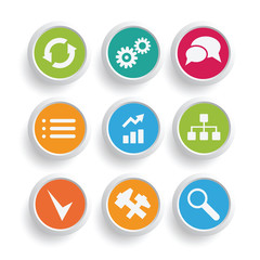 infographics icons set