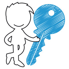 Short People Scribble - with key