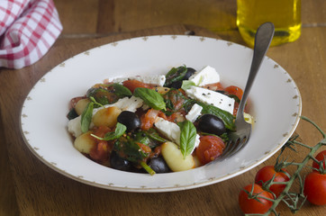 Greek style gnocchi