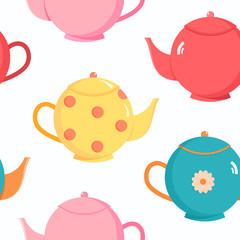 pattern seamless teapot