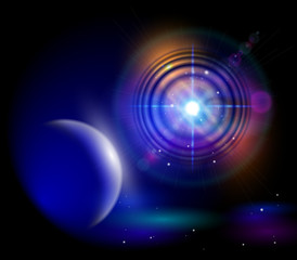Magic Space - planet & star