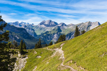 Fototapeta na wymiar Alps near Kandersteg
