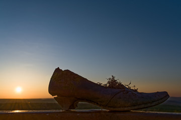 Womens Shoes at sunset