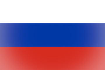 Flag of Russia vignetted - obrazy, fototapety, plakaty