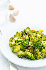 roasted broccoli with garlic