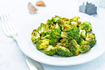 roasted broccoli with garlic