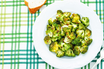 roasted broccoli with garlic