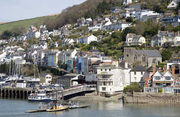 Kingswear a Devon town overlooks the River Dart Devon