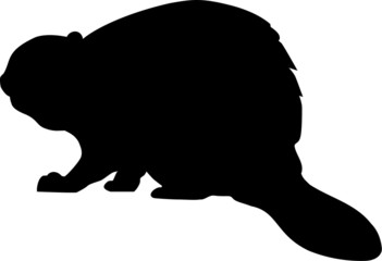 Beaver Silhouette © Miceking